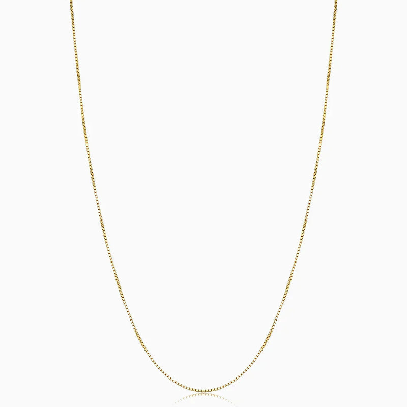 Bodega Box Necklace | Gold