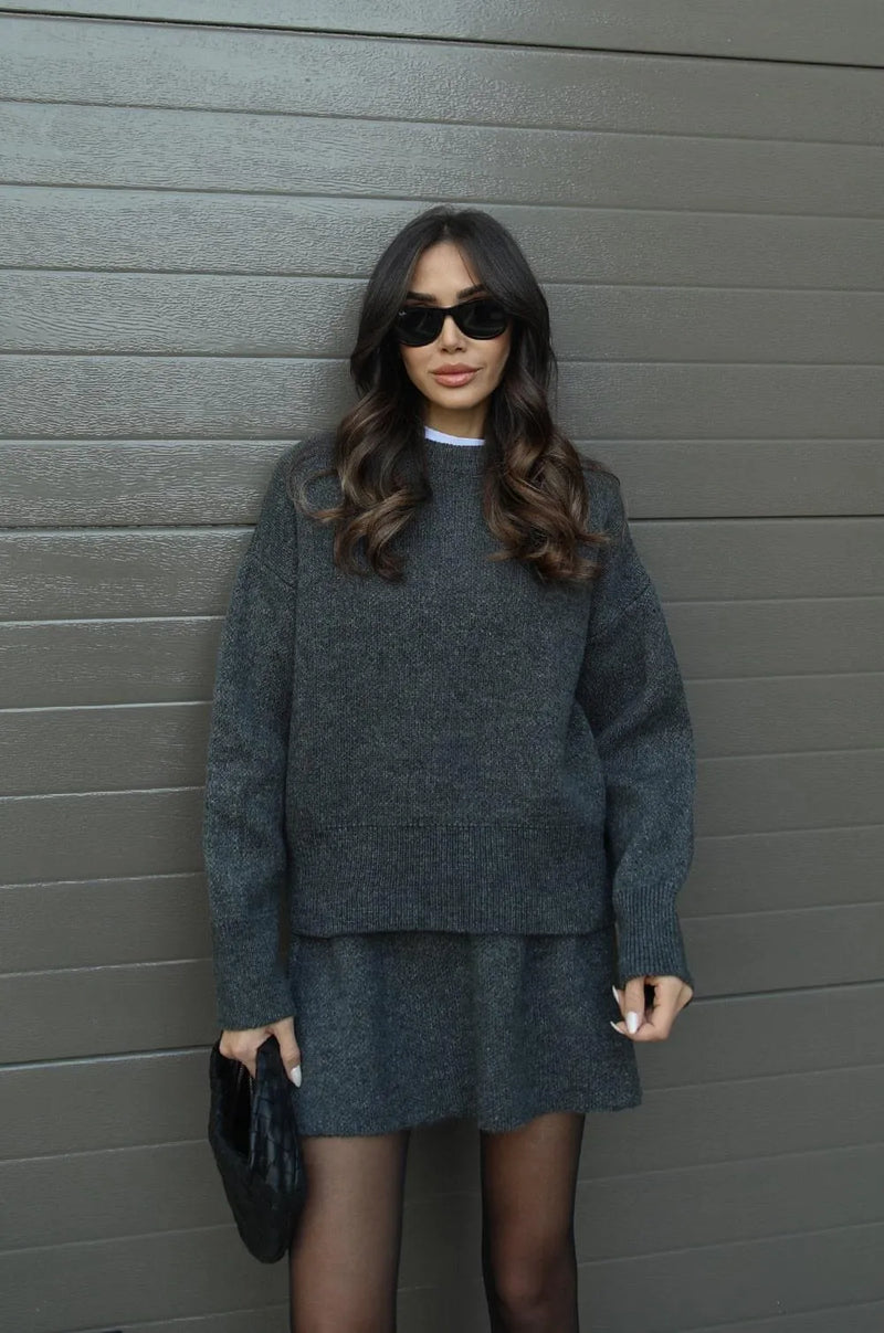 NEVA™ - 2-piece set (Sweater + Skirt)