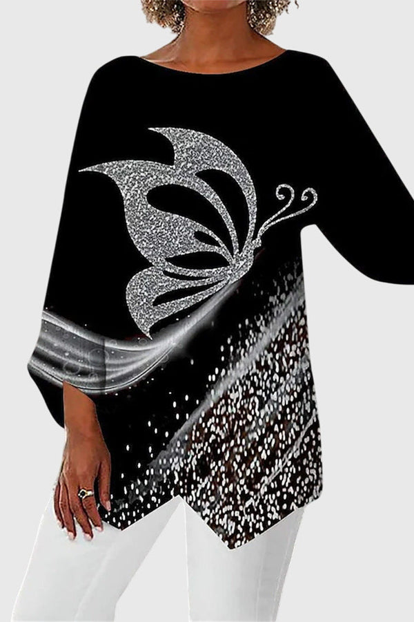Alayah™ | Elegant Crew Neck Top