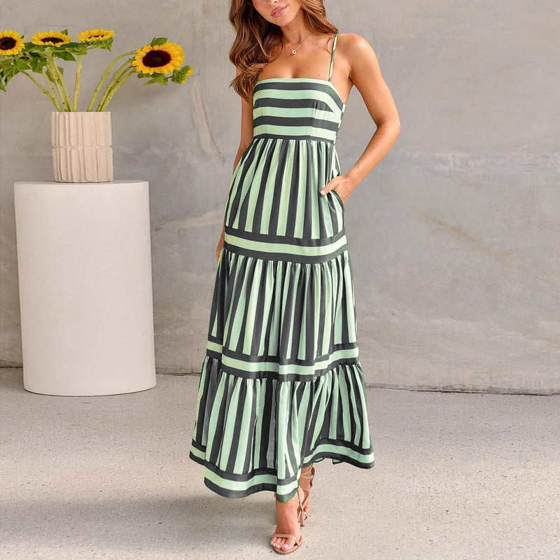 Long Dress Coastal Vibes – Comfort & Color in One