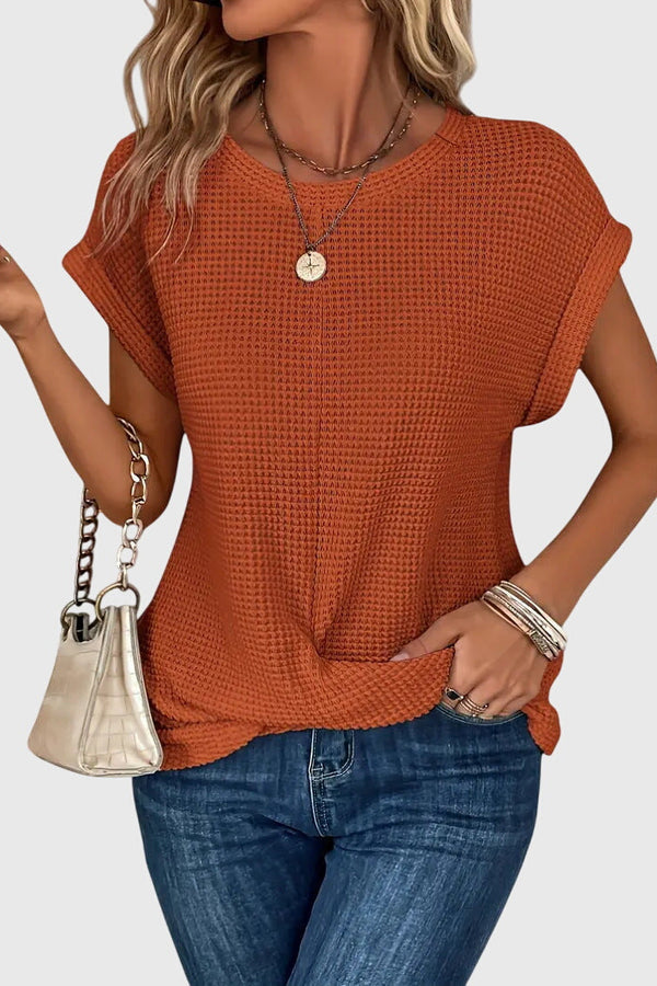 Isa™ | Elegant Blouse with Crew Neck