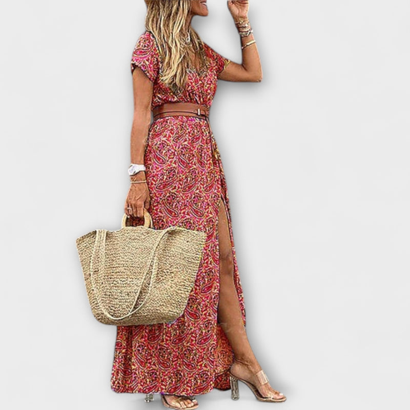 Carmella - Maxi Dress in Boho Style