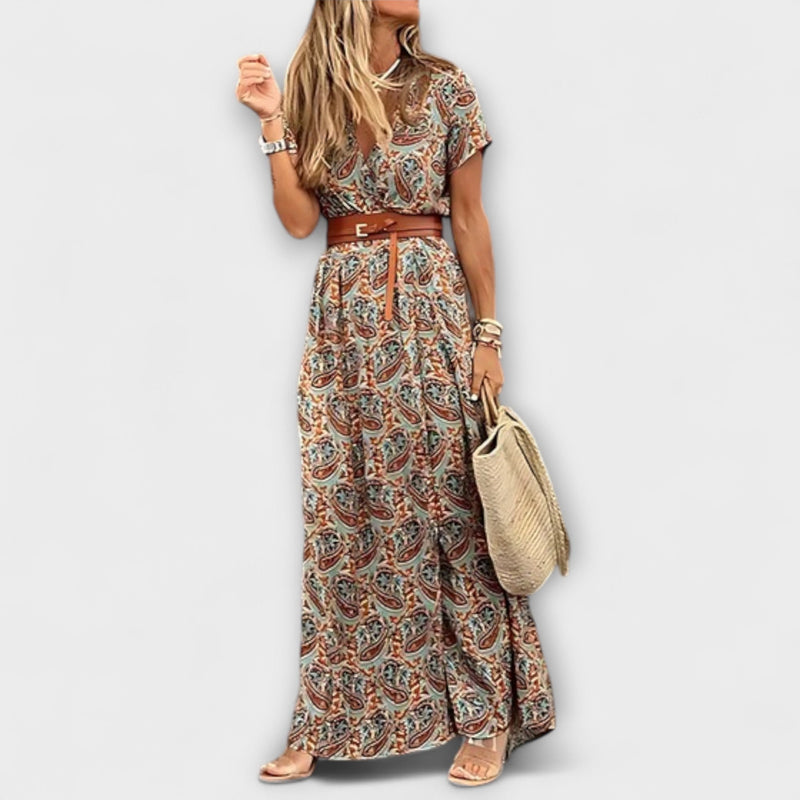 Carmella - Maxi Dress in Boho Style