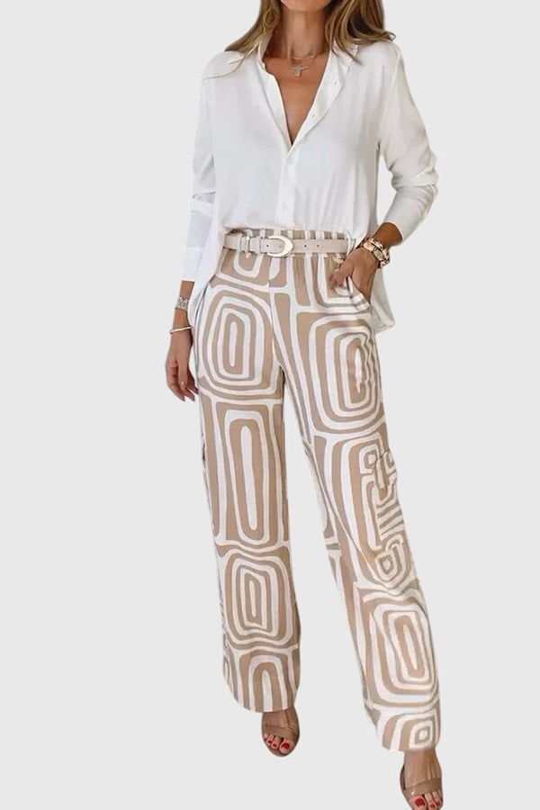Emilia™ | Stylish Pants + Free Blouse & Belt