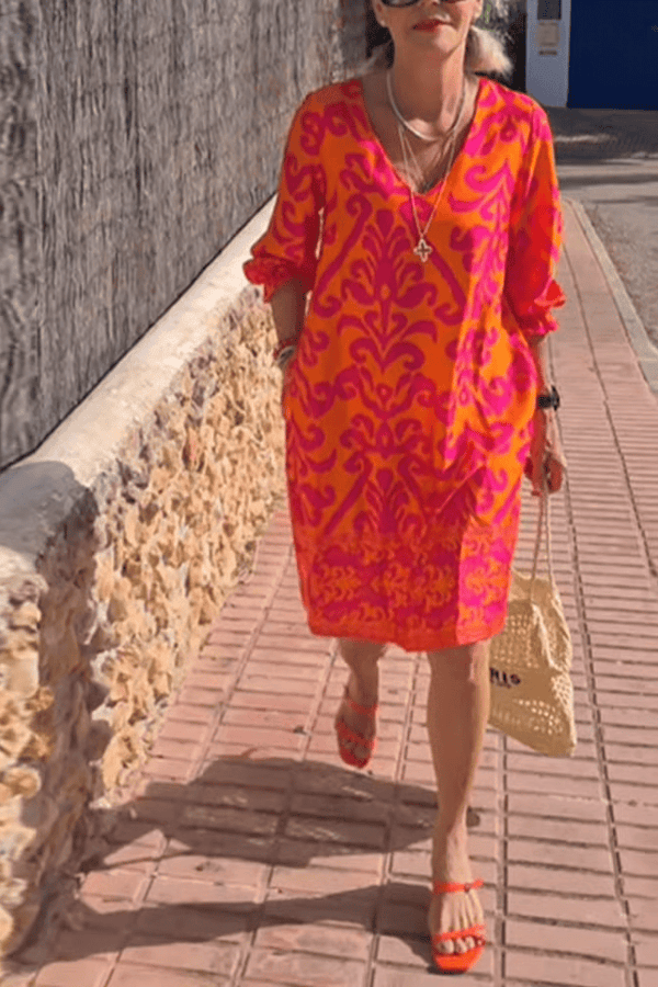 Luna - Elegant Floral Dress