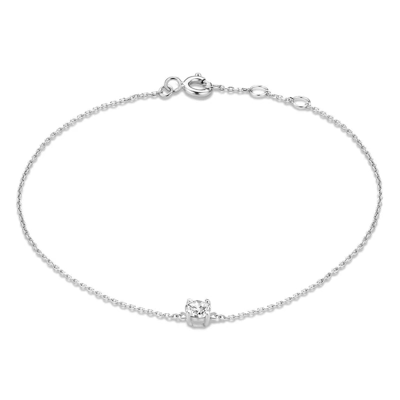 Cléa Moissanite Stone Bracelet | Gold