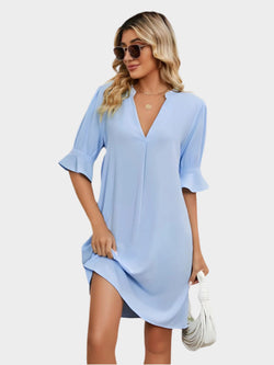 Comfortable Pleated Dress