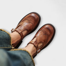 Elegant Leather Mary Janes